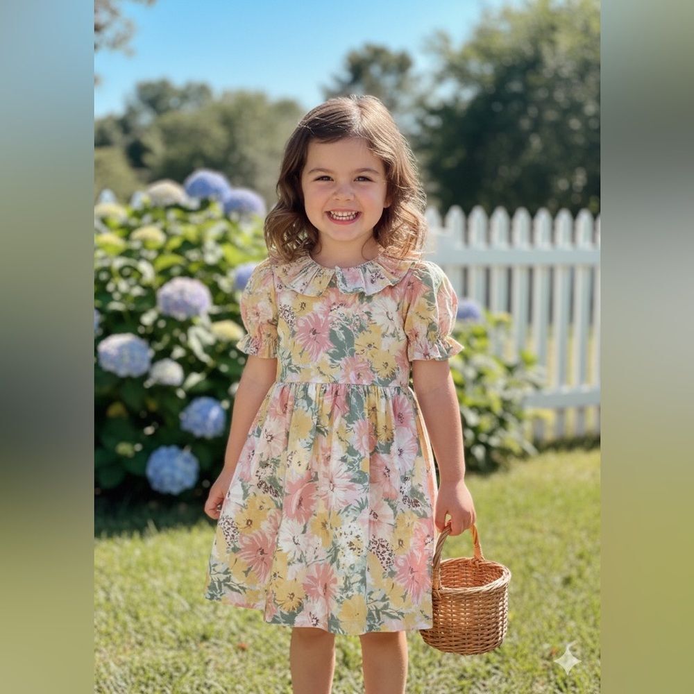 Peppermint Multicolor Floral Dress sz 10(kids)